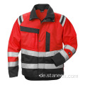 Wärme Winter wasserdichte Arbeitskleidung Hi Vis Safety Jacke